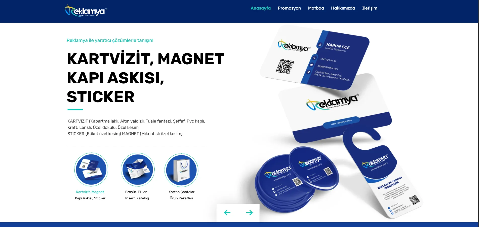 Reklamya Kurumsal Web Tasarım ve SEO Projesi